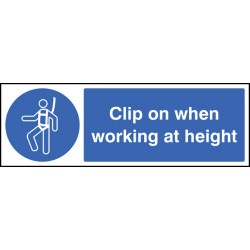 Clip On When Working At Height