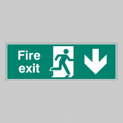 Double Sided Large Fire Exit - Down