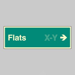 Flats X-Y - Arrow Right (Specify when ordering)