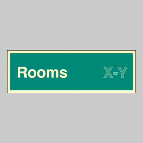 Rooms X-Y (Specify when ordering)