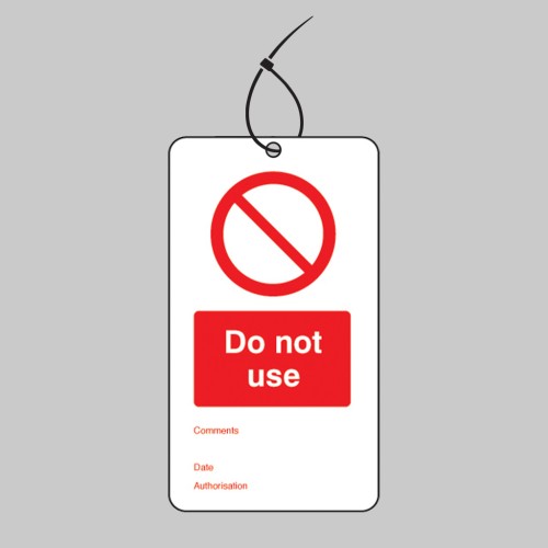 Do Not Use - Double Sided Tags (Pack of 10)