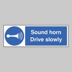 Sound Horn Drive Slowly