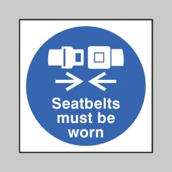 Seatbelts Must be Worn