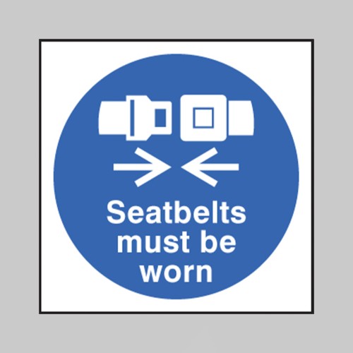 Seatbelts Must be Worn