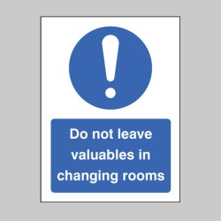 Do Not Leave Valuables in Changing Rooms