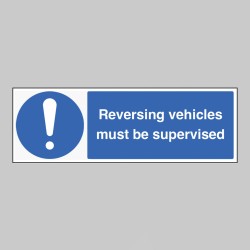 Reversing Vehicles must be Supervised