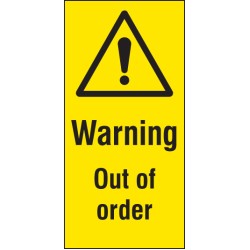 Out of Order - Cover-Up Sign