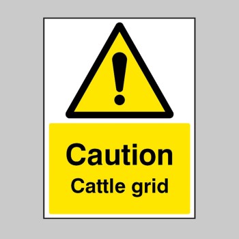 Caution - Cattle Grid