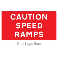 Caution - Speed Ramps - Add a Logo - Site Saver