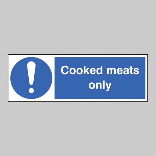 Cooked Meats Only