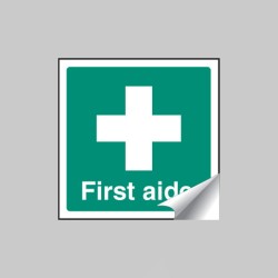 First Aider - Sticker - 25 x 25mm