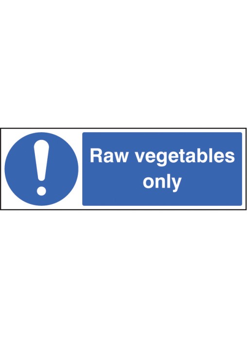 Raw Vegetables Only