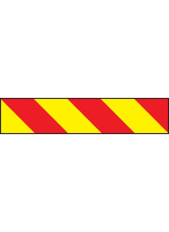 Vehicle Hazard Panel - Reflective Magnetic - 700 X 140mm