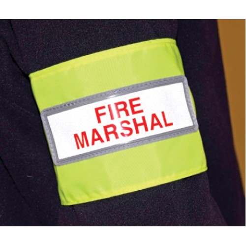 Fire Marshal Reflective Armband