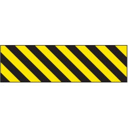 Hazard Marker (Right Hand) - Reflective Aluminium