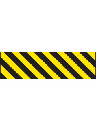 Hazard Marker (Right Hand) - Reflective Aluminium