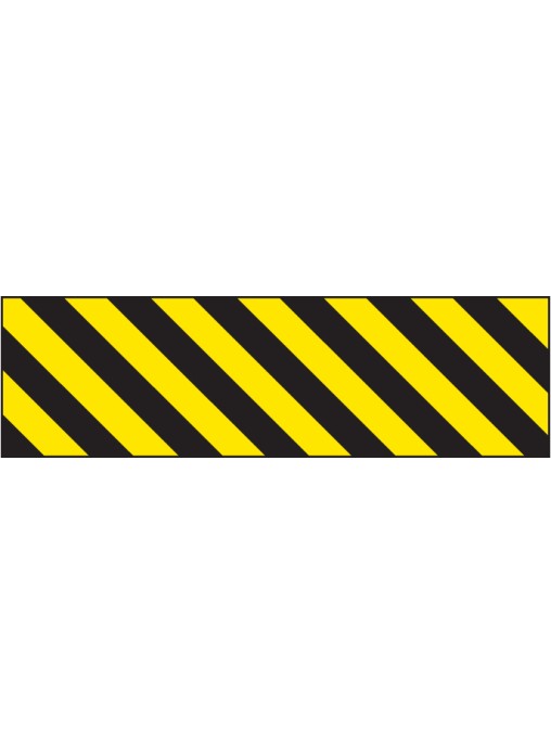 Hazard Marker (Right Hand) - Reflective Aluminium