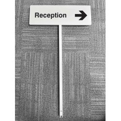 Reception - Arrow Right - Verge Sign