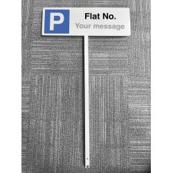 Parking - Flat No. (Specify #) - Verge Sign