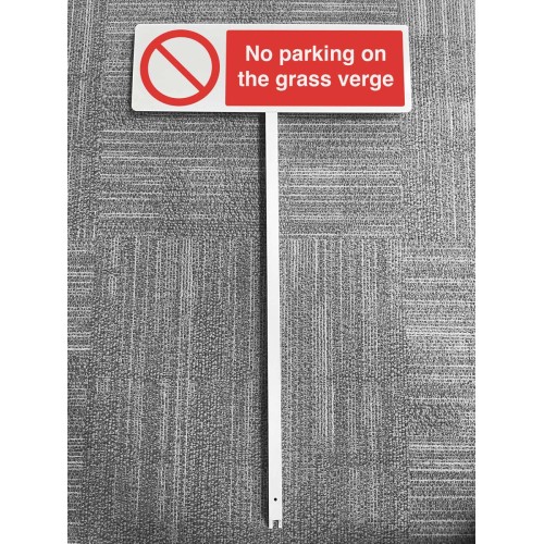 No Parking On the Grass - Verge Sign