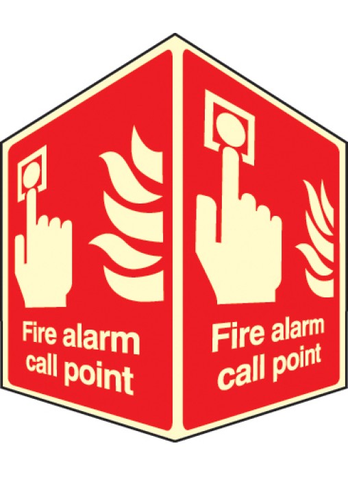 Fire Alarm Call Point Projecting Sign