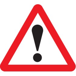 ! - Road Traffic - Exclamation Symbol - Class RA1 - Temporary