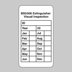 Extinguisher Visual Inspection Tag (Pack of 10)