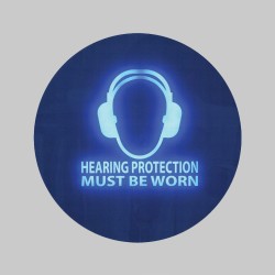 Noise Activated Sign - Hearing Protection Must be Worn