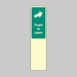 Door Plate - Push to Open