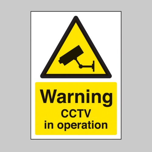 A4 Warning - CCTV in Operation