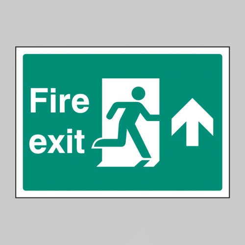 A4 - Fire Exit - Straight / Up