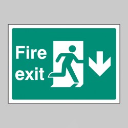 A4 - Fire Exit Down