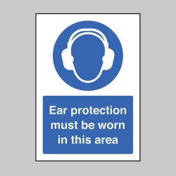 A5 - Ear Protection Must be Worn