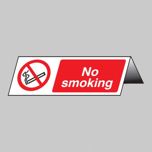 No Smoking Table Cards (Pack of 5)