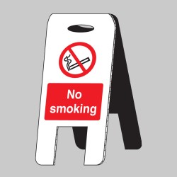 No Smoking - Lightweight Standing Folding Sign