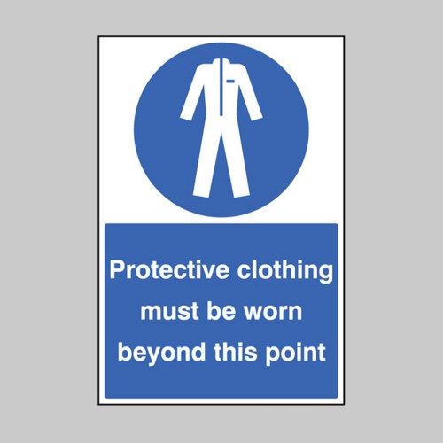 Protective Clothing Must be Worn - Floor Graphic