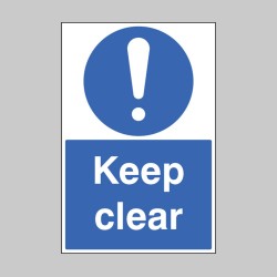 Keep Clear - Floor Graphic