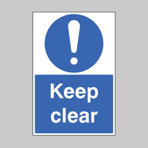 Keep Clear - Floor Graphic