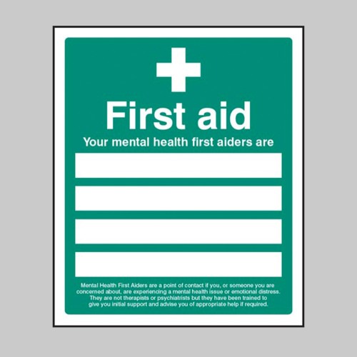 Your Mental Health First Aiders Are