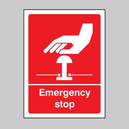 Emergency Stop (White / Red)