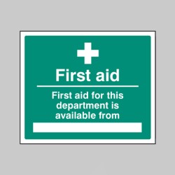 First Aid for Department Available From