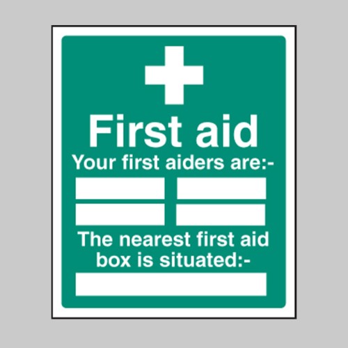 First Aiders the Nearest First Aid BoxIs Situated