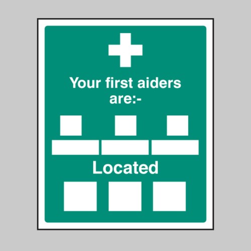 Your First Aiders Are