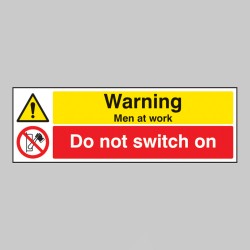 Warning - Men At Work - Do Not Switch On