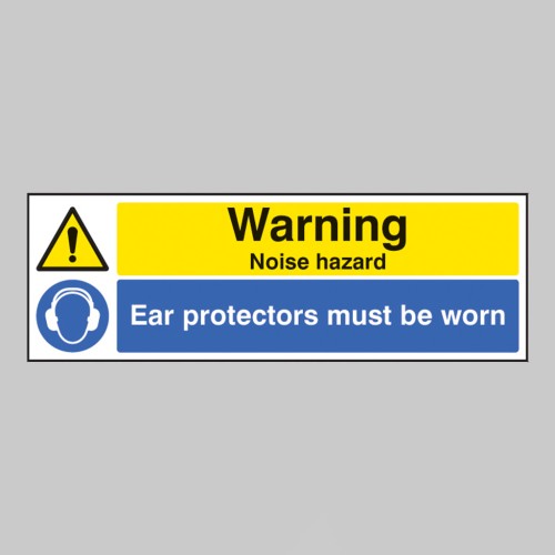 Warning - Noise Hazard - Ear Protection Must be Worn