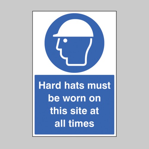 Hard Hats Must be Worn On this Site At All Times