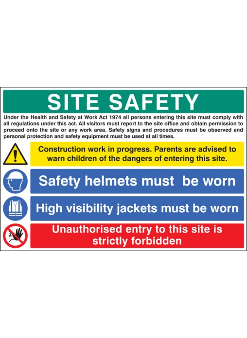 Site Safety - Construction Work in Progress