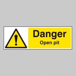 Danger - Open Pit