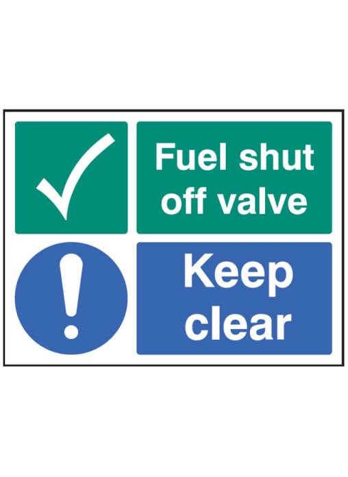 Fuel Shut Off Valve Keep Clear