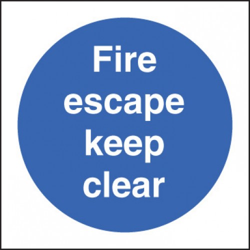 Fire Escape Keep Clear